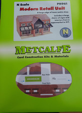 N Gauge Metcalfe Building - PN961 Modern Retail Unit