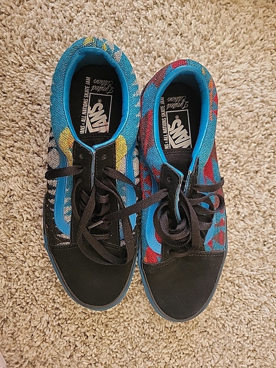 Vans X All Nations Skate JAM LIMITED EDITION M Sz 8 | eBay