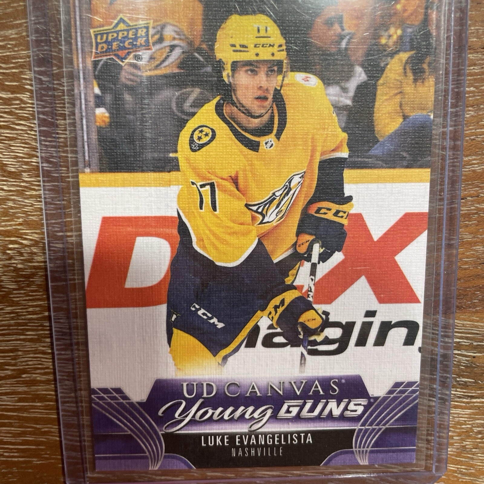 LUKE EVANGELISTA 2023-24 Upper Deck RC UD Canvas Young Guns Mint!