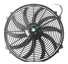 16 inch Universal Slim Fan Push Pull Electric Radiator Cooling 12V 80w Mount Kit