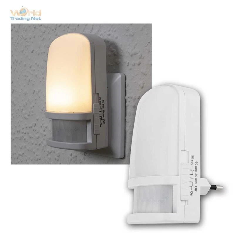 Sensor Luz Nocturna, 3 LED Blanco, Luz de Emergencia Luz de Orientación con Detector de Movimiento
