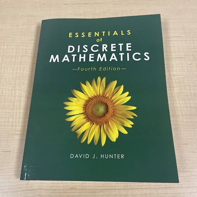 Essentials of Discrete Mathematics - Paperback, by Hunter David J. - Brand New!