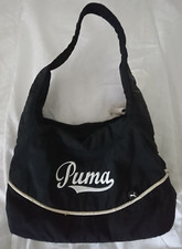 PUMA BORSA A SPALLA BAG SCRITTA LOGO TESSUTO NERO MEDIA DIMENSIONI 28 X 17 CM