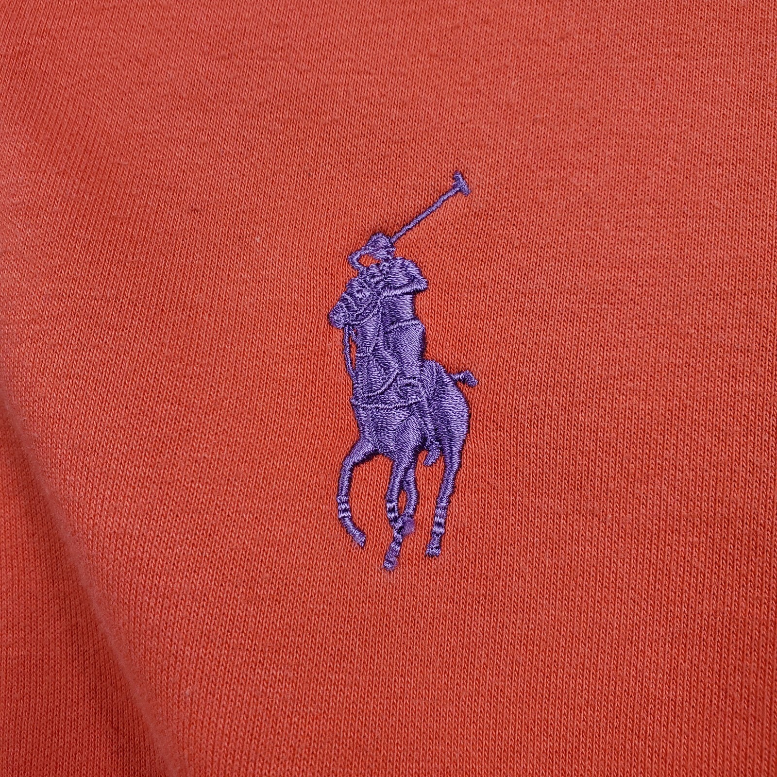Giacca da donna Ralph Lauren Golf con cerniera completa finta collo pony piccola rossa