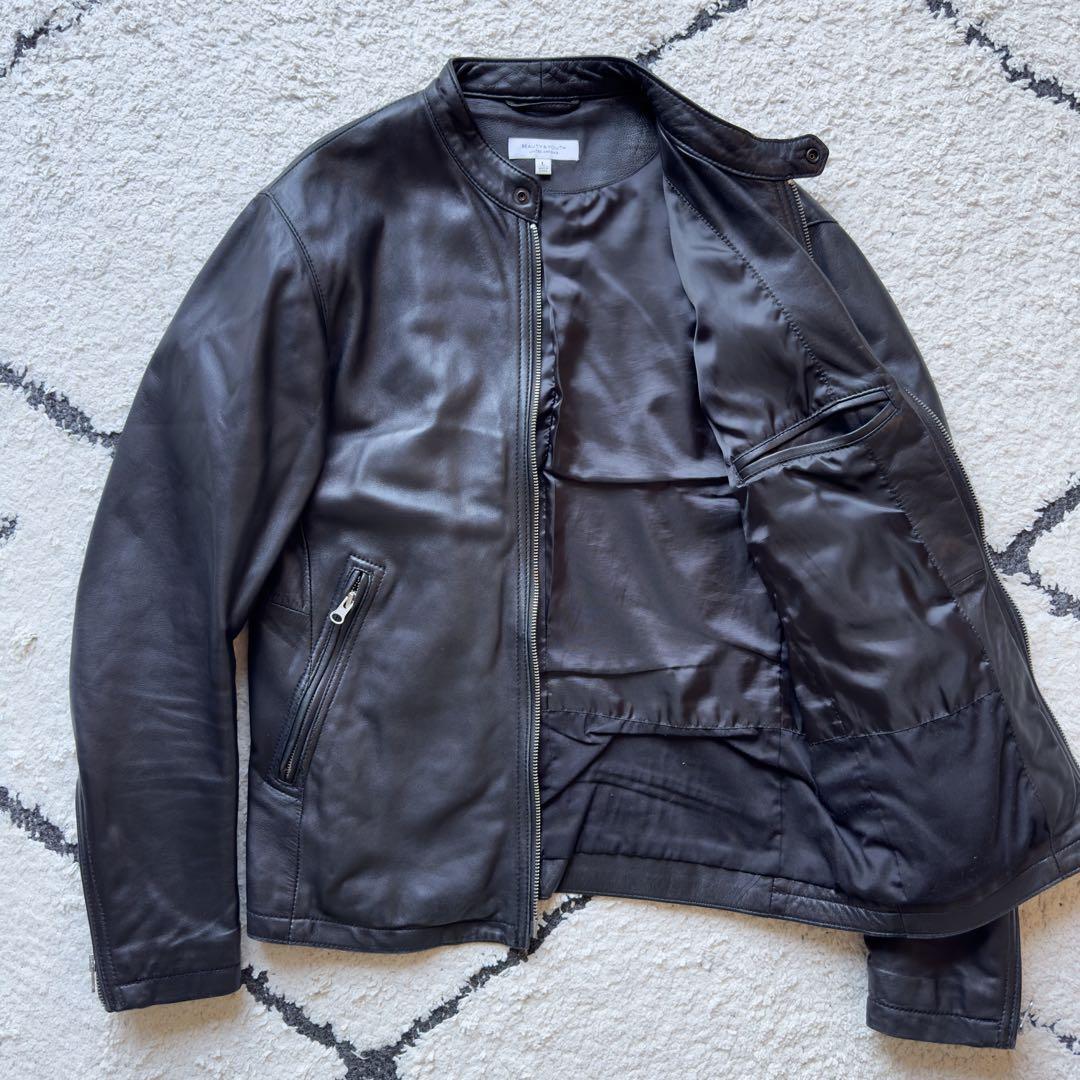 Beauty Youth United Arrows Ram Single Biker Black size L Beauty Youth United Arrows Ram Single Biker Black size L
