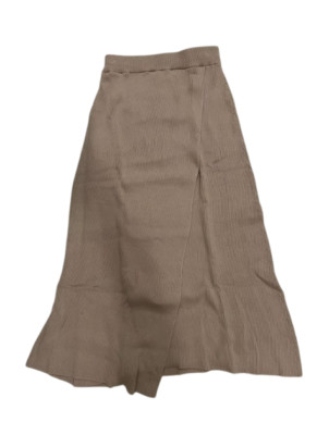 Coco Blanc Oatmeal Wrap Skirt Girl 12 NWT