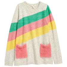 Tucker + Tate Kids' Fun Times Jacquard Pocket Tunic Sweater, Size 5