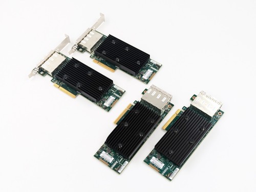 Lot of 4 Avago SAS9305-16e 4-Port PCI-e to 12Gb/s SAS HBA Adapter 03-25704-02005 - 第 1/4 張圖片