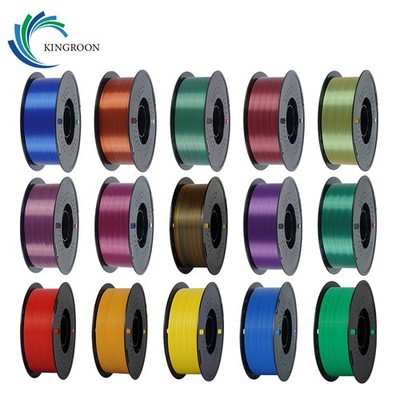 3D Printer Filament PLA PETG Matte Silk Rainbow High Speed 1.75 mm 1KG Brown Red