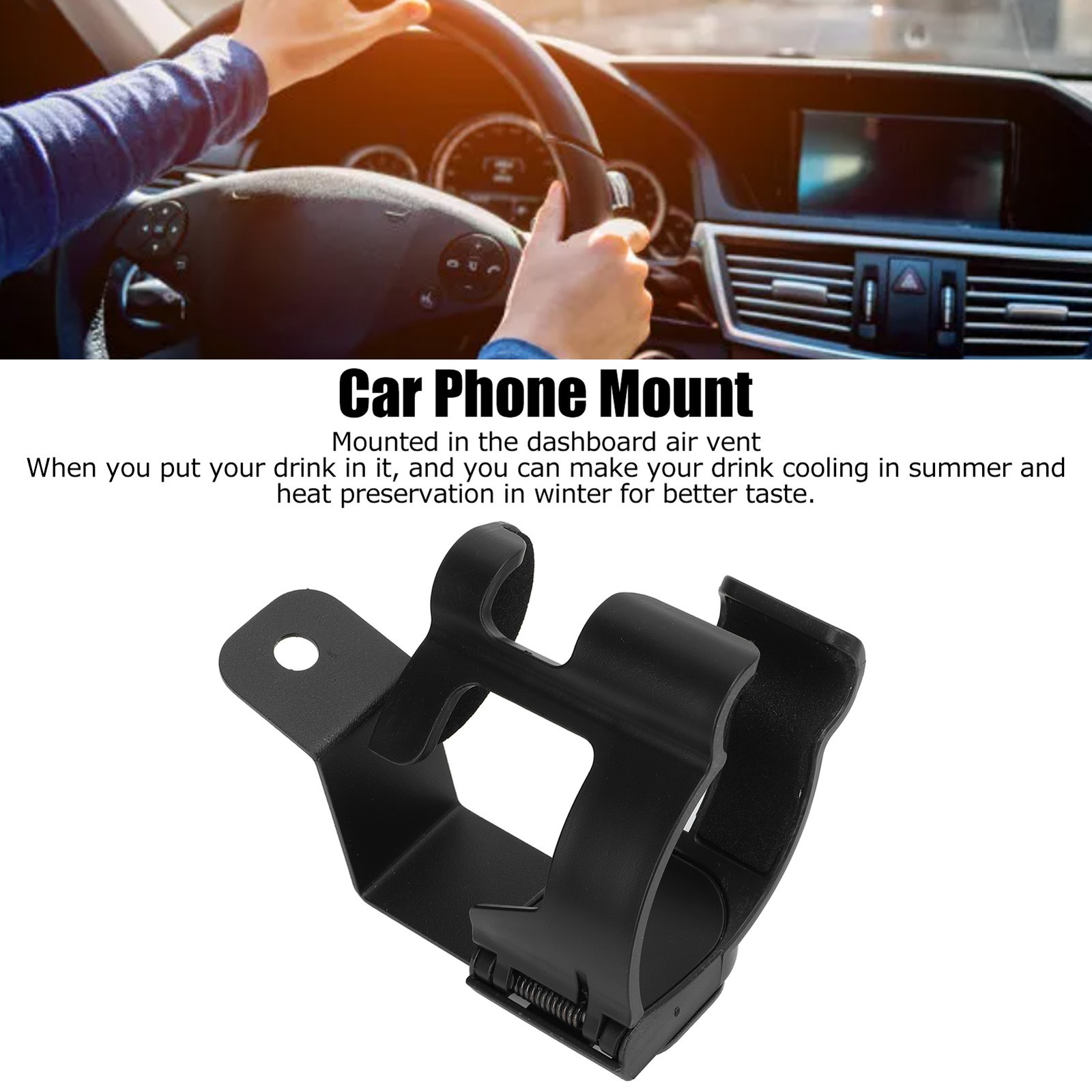 Car Mobile Phone Holder Interior Air Vent GPS Mount Multifunction Replacement Fo