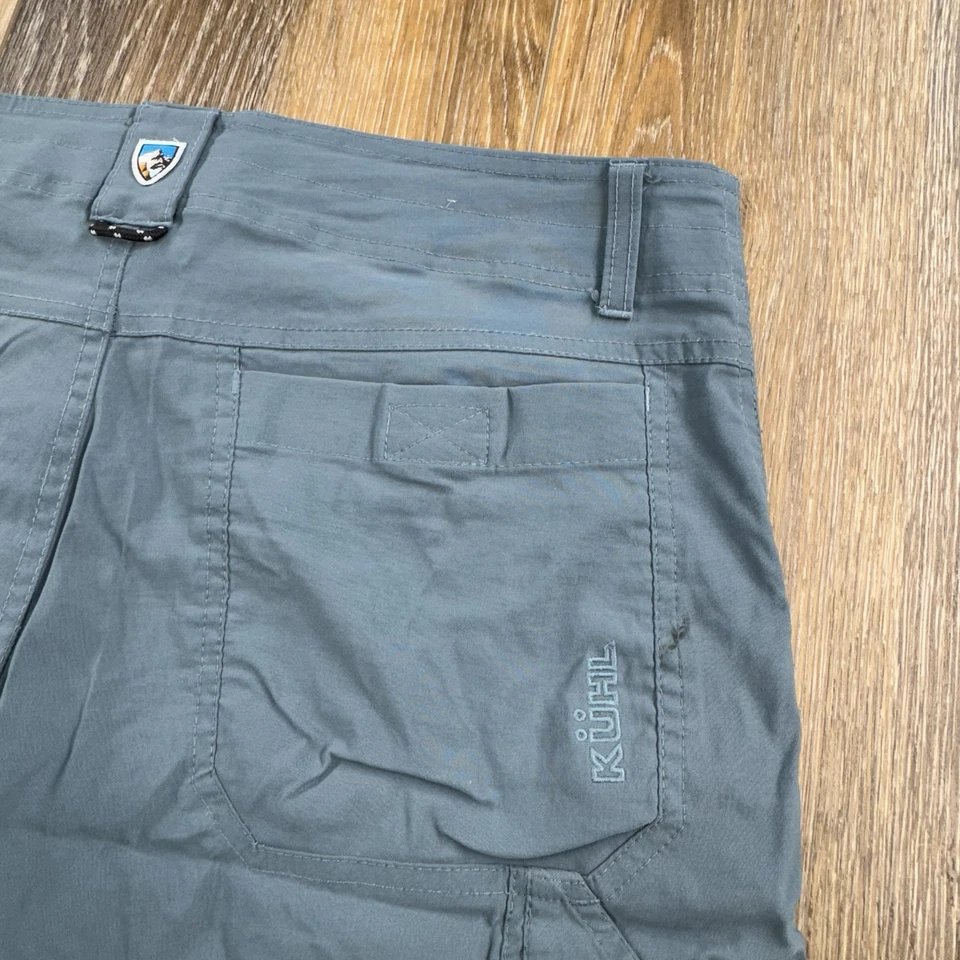 Shorts Kuhl Renegade Masculino 34 Azul Caminhada Acampamento Mountain Trek Trail Gorp Core - Imagem 4 de 4