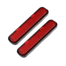 Front Lower Fork Reflector Sticker Rear Saddlebag Reflective Cover Universal 