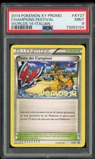Pokemon ITALIAN Champions Festival 2014 World Championship Promo #XY27 PSA 9 on eBay