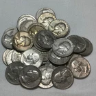 1 Roll (40pcs) Washington Silver Quarters Mixed Dates pre-1964 (90% Silver)