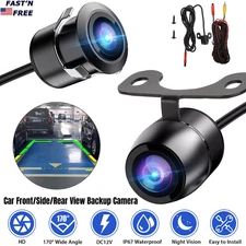 170° CMOS Car Front/Side/Rear View Reverse Backup Night Vision Parking Camera HD