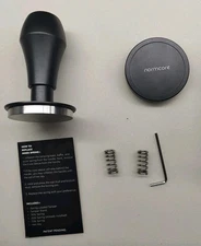 Normcore 58mm Coffee Tamper - V4 Spring-loaded Tamper with Stainless Steel Flat 