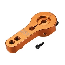 Servo Aluminum Horn 25T M3 Orange Wire, for Futaba Savox Xcore HL HSP Go T