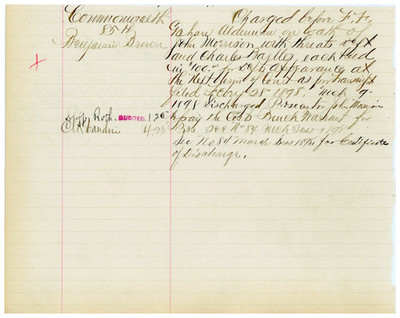 1895 1898 Lycoming PA Court Docket Entries Threats Larceny Cases Smiley Gulshaw