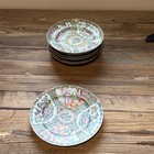 ‼️SET OF 5 Dishes And 1 Plate ANTIQUE Famille Rose Hand Painted - 19th Century — photo 3
