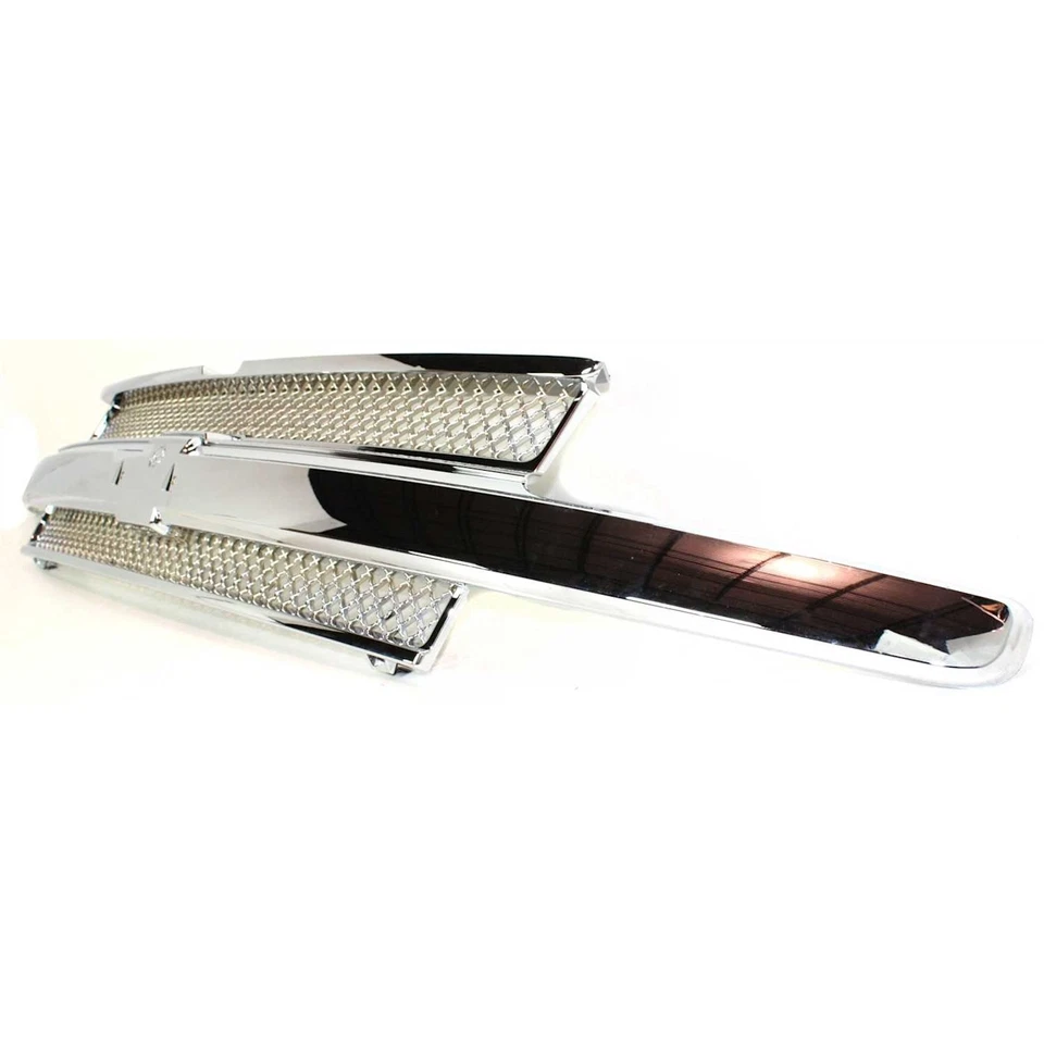 Grelha para 2002-2005 Chevrolet Trailblazer Trailblazer EXT plástico cromado - Imagem 2 de 4