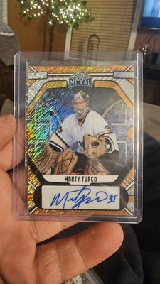 2025 Leaf Metal Legends Marty Turco Autograph  1/1  #BA-MT2