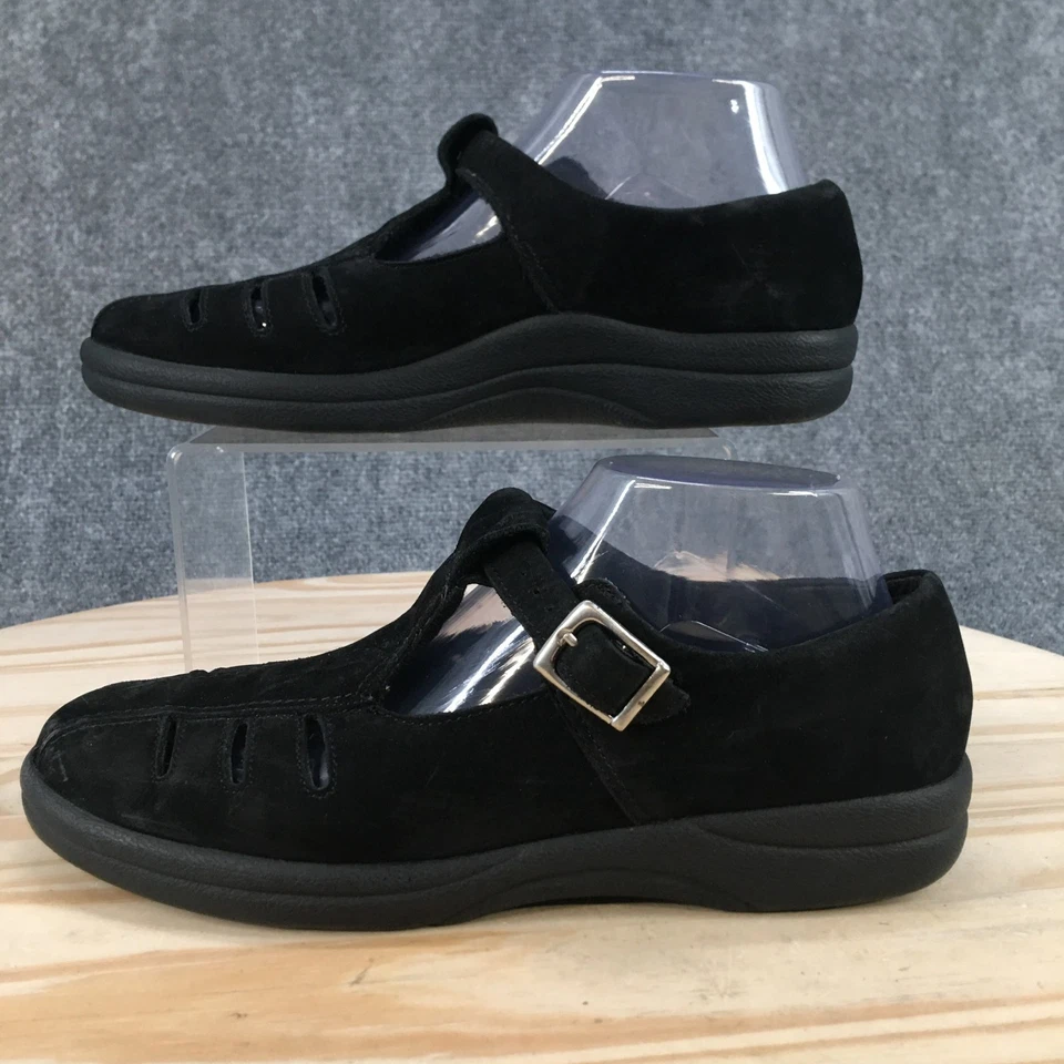Туфли женские Naturalizer 9 M черные Mary Jane кожаная пряжка повседневный комфорт - Изображение 2 из 4