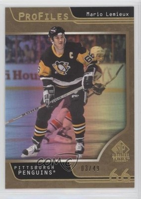2020 SP Signature Edition Legends Profiles Gold 3/49 Mario Lemieux #P-27 HOF 7ie