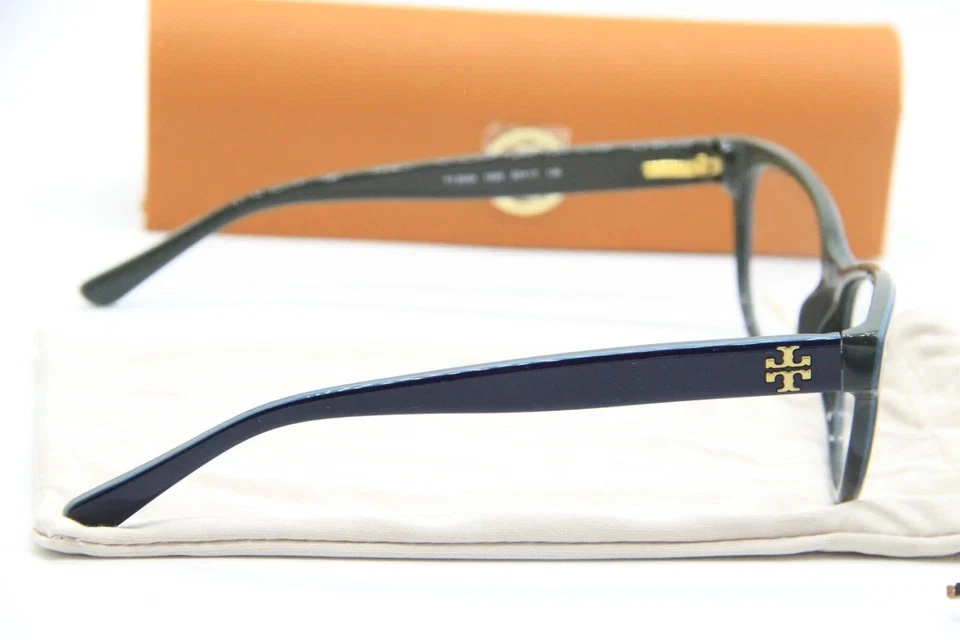 Anteojos Tory Burch TY 2065 1598 51‐17‐135 azul marino/turquesa ojo de gato 100 % reales Foto 2 de 3