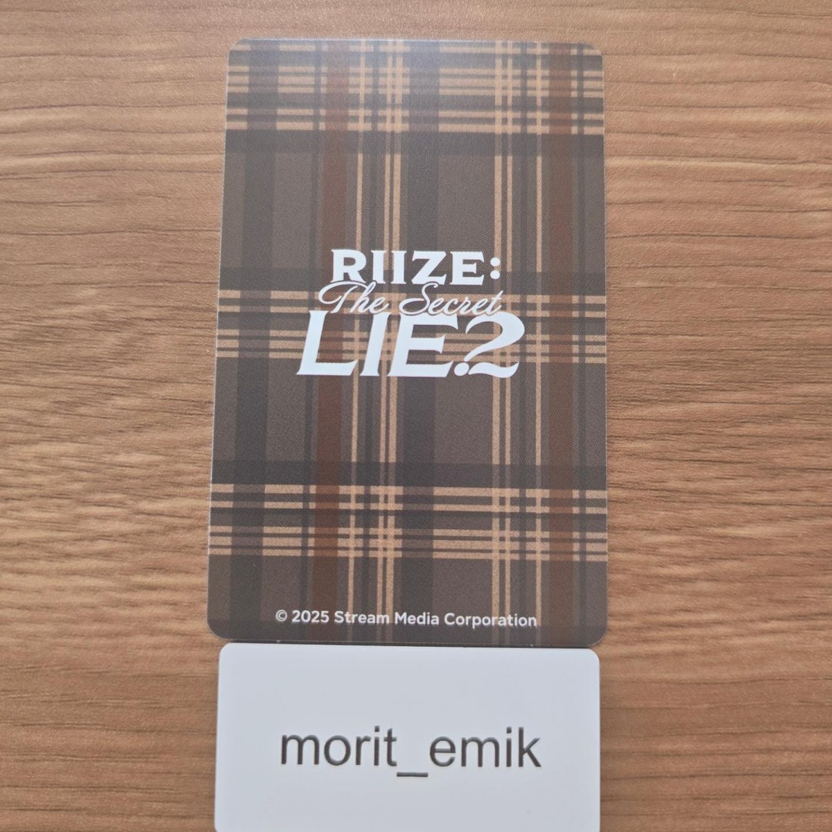 『RIIZE：The Secret LIEZ』サインボール　アントン RIIZE JAPAN FANMEETING 2025 『RIIZE：The Secret LIEZ