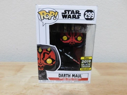 New Funko Pop Star Wars 2019 Galactic Convention #299 Darth Maul bobble-head