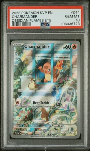 2023-25 Pokemon SV Black Star Promos -EN Charmander #044 PSA 10 GEM MINT