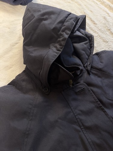 London Fog Men's Jacket Coat Bomber Track Insulated Lining Removeable Hood Sz L - Picture 3 of 9