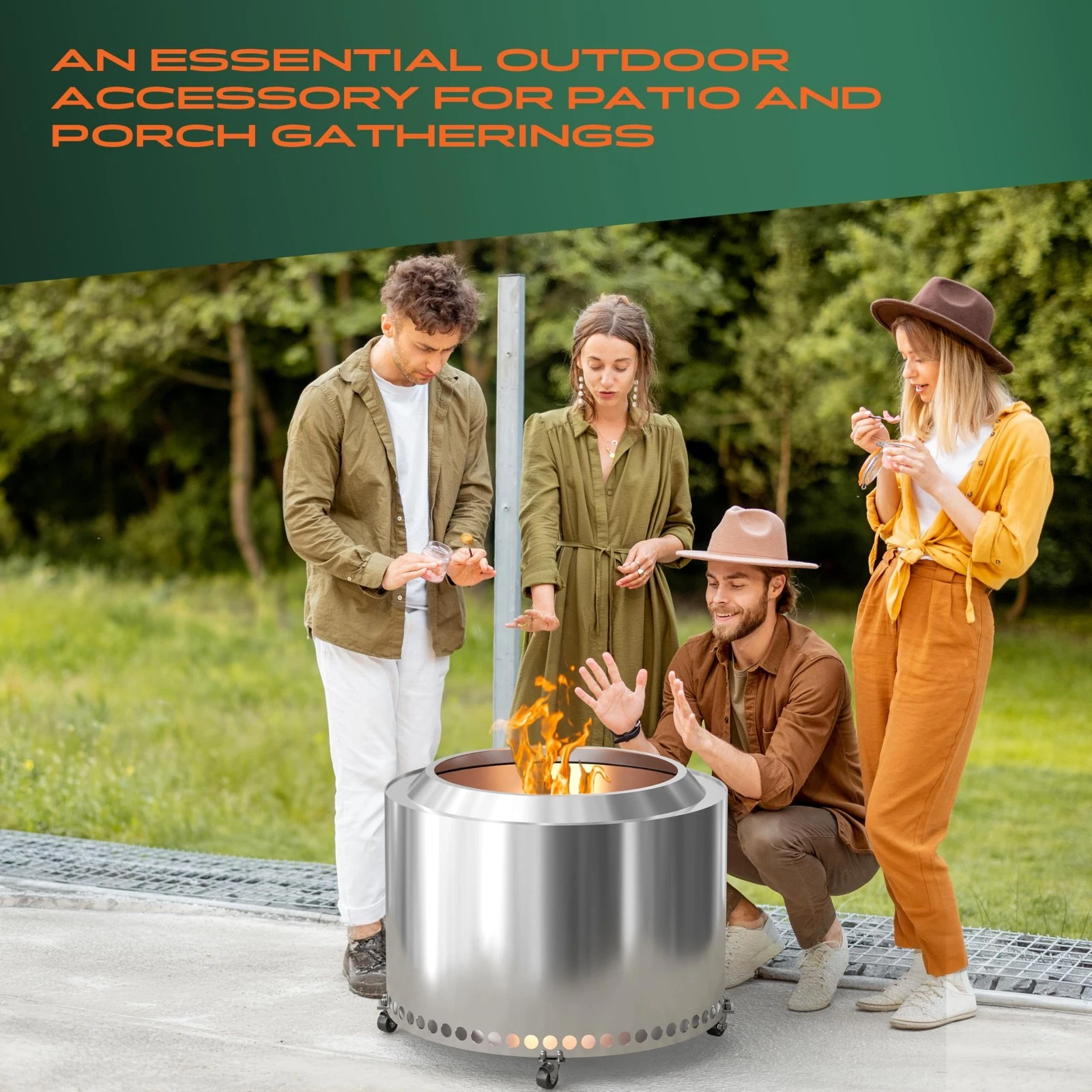 Hickory Summit Yukon Fire Pit Stand - Thumbnail 5