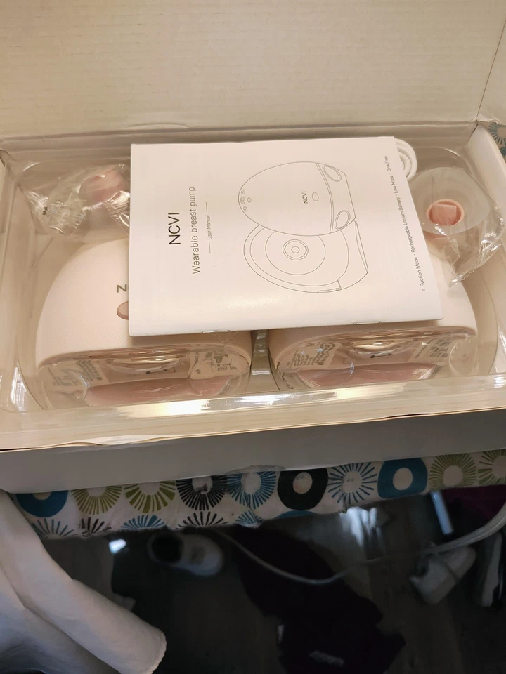 Extractor de leche manos libres NCVI AM8111-ROSA Foto 2 de 4