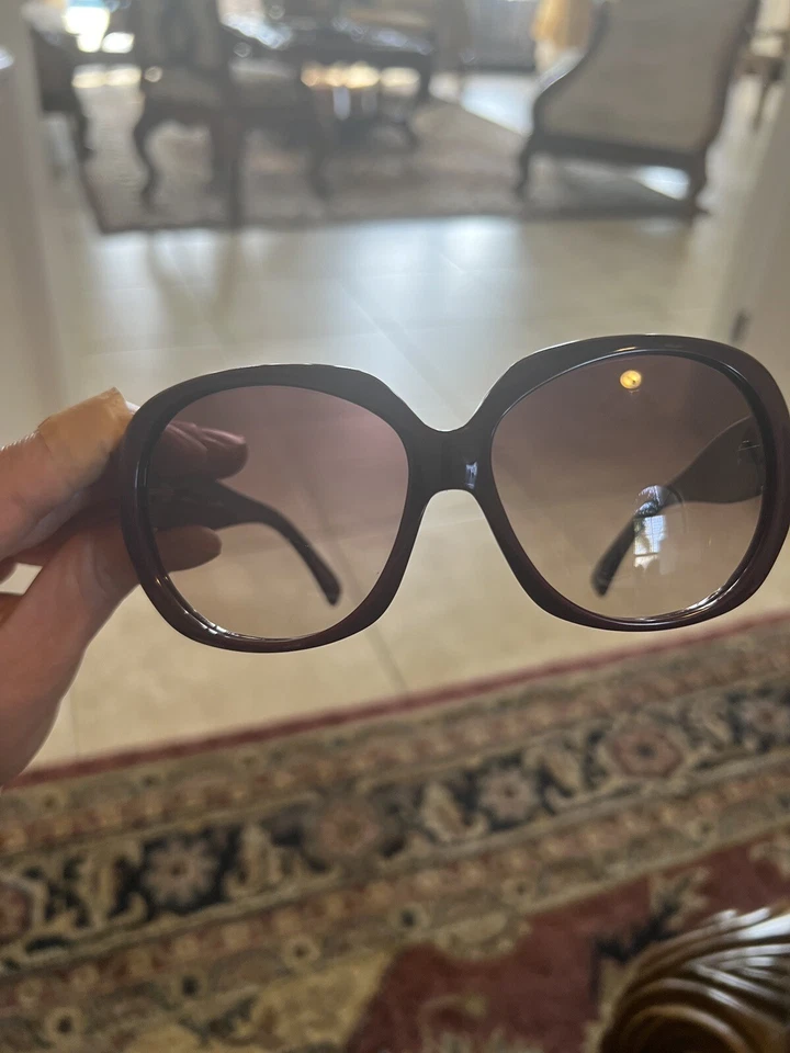 Gafas de sol moradas de lujo Emilio Puccini para mujer EP614S Foto 2 de 4