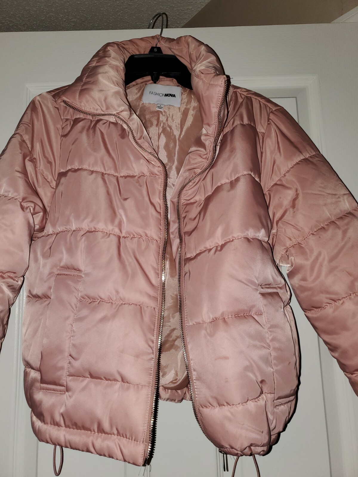 Fashion Nova Pink Bubble Coat Gem