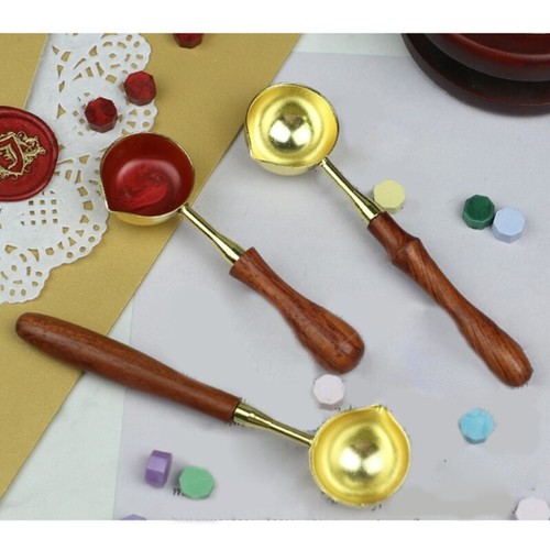 3 Pcs Metal Sealing Spoon Wax Sealing Stamp Melting Spoon Wax Seal Spoon - Picture 4 of 17