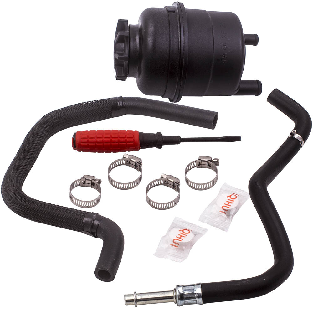Power Steering Reservoir & Hose Kit For BMW 5 7 Series E38 E39 M52 M54 1994-2004