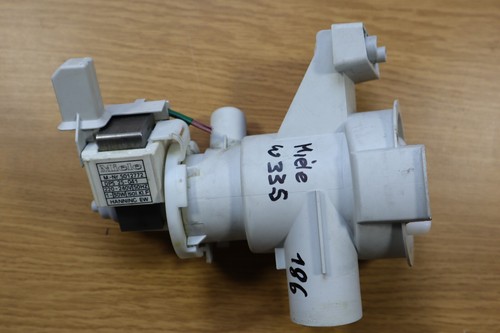 Miele Ablaufpumpe Laugenpumpe M.-Nr. 5012772 mit Gehäuse #186