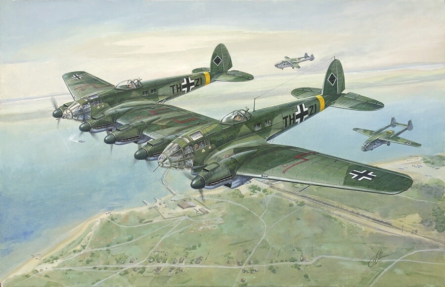 Roden 346 1:144th scale Heinkel He 111Z-1 Zwilling