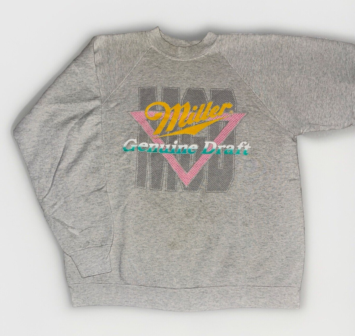 Vintage Miller Lite Beer Sweater Mens XLarge Made in USA