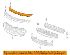 GM OEM 14-16 Malibu Limited Grille Components-Deflector 22995175
