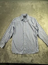 Bonobos Shirt Mens 16 35 Standard Fit Pink Blue Check WrinkleFree button up