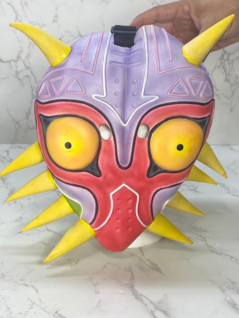 Majora's Mask Legend of Zelda Face Mask LIGHTS UP Ha… - Gem