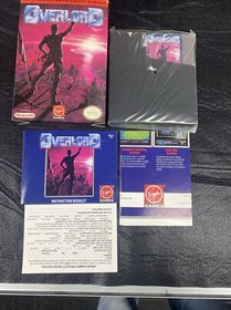 Overlord (Nintendo NES, 1992) Complete CIB. Rare Nintendo Mint Shape