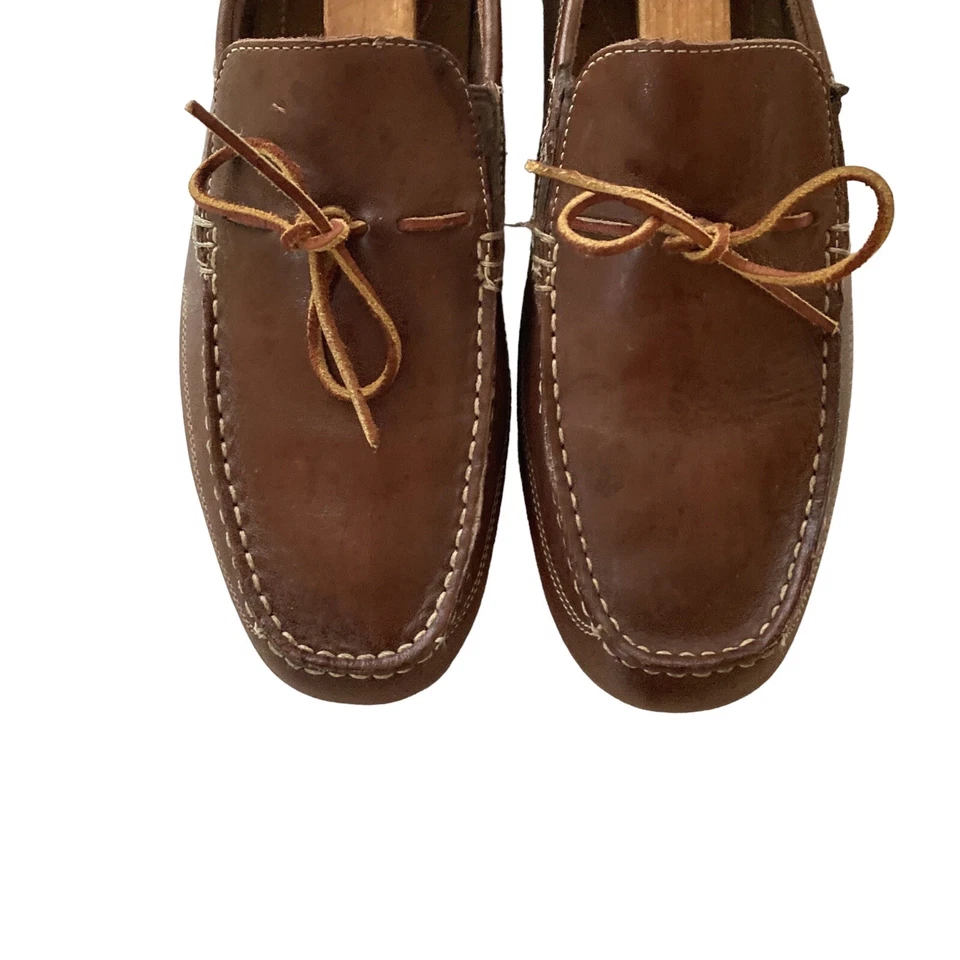 Mocasines/zapatos de conducción Florsheim marrón estilo mocasín talla 10,5 Foto 4 de 4