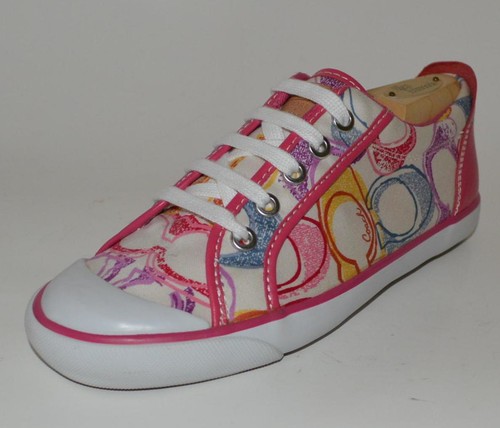 multicolor coach sneakers