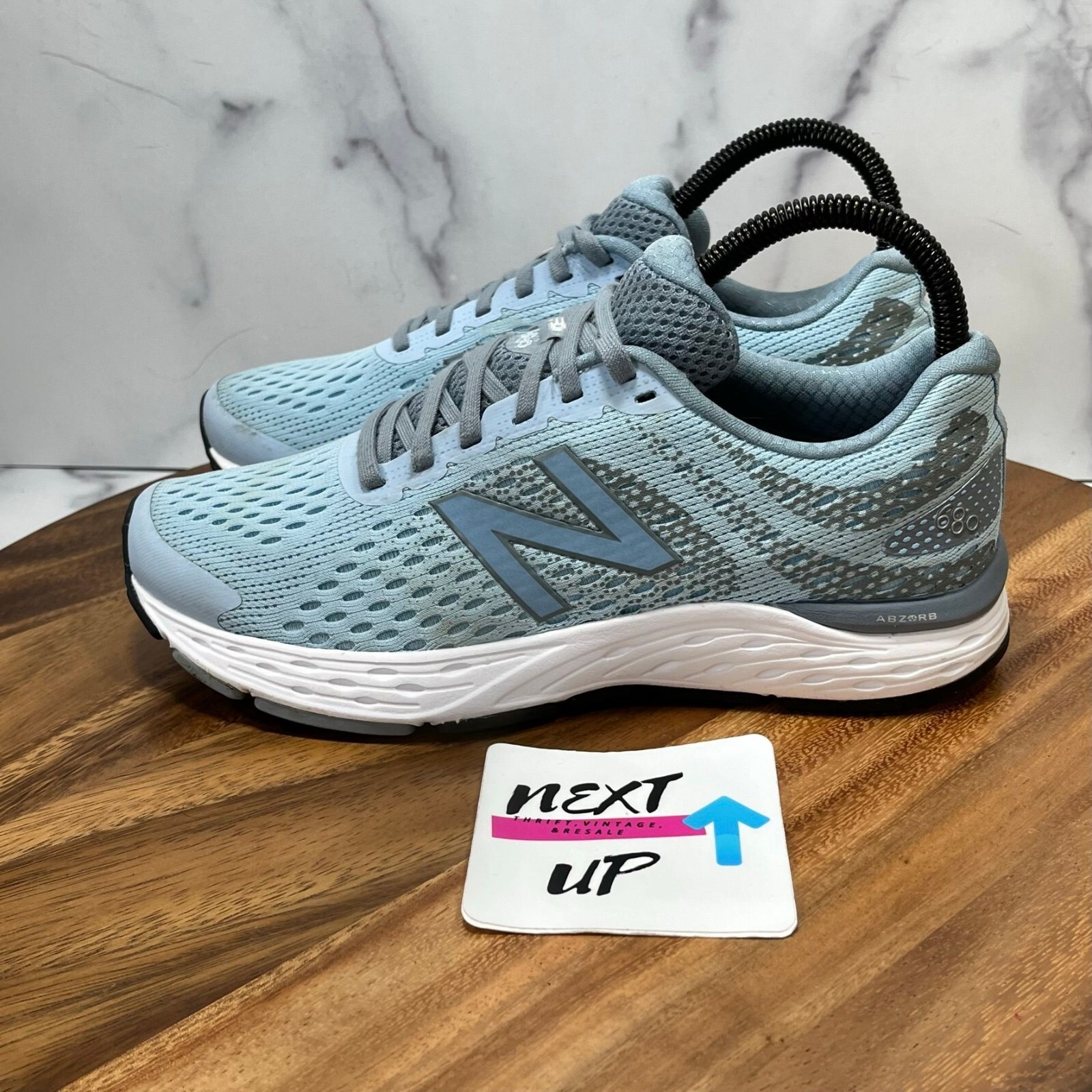 New Balance Womens 680v6 Blue Abzorb Running Walking Comfort Shoes SzUS 7.5  | eBay