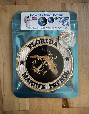 Florida Marine Patrol FMP Patch High Quality Vintage Style Collectable Patch