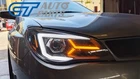 LED 3D Ultra Sequential Projector Headlights for 05-07 Subaru Impreza WRX GD